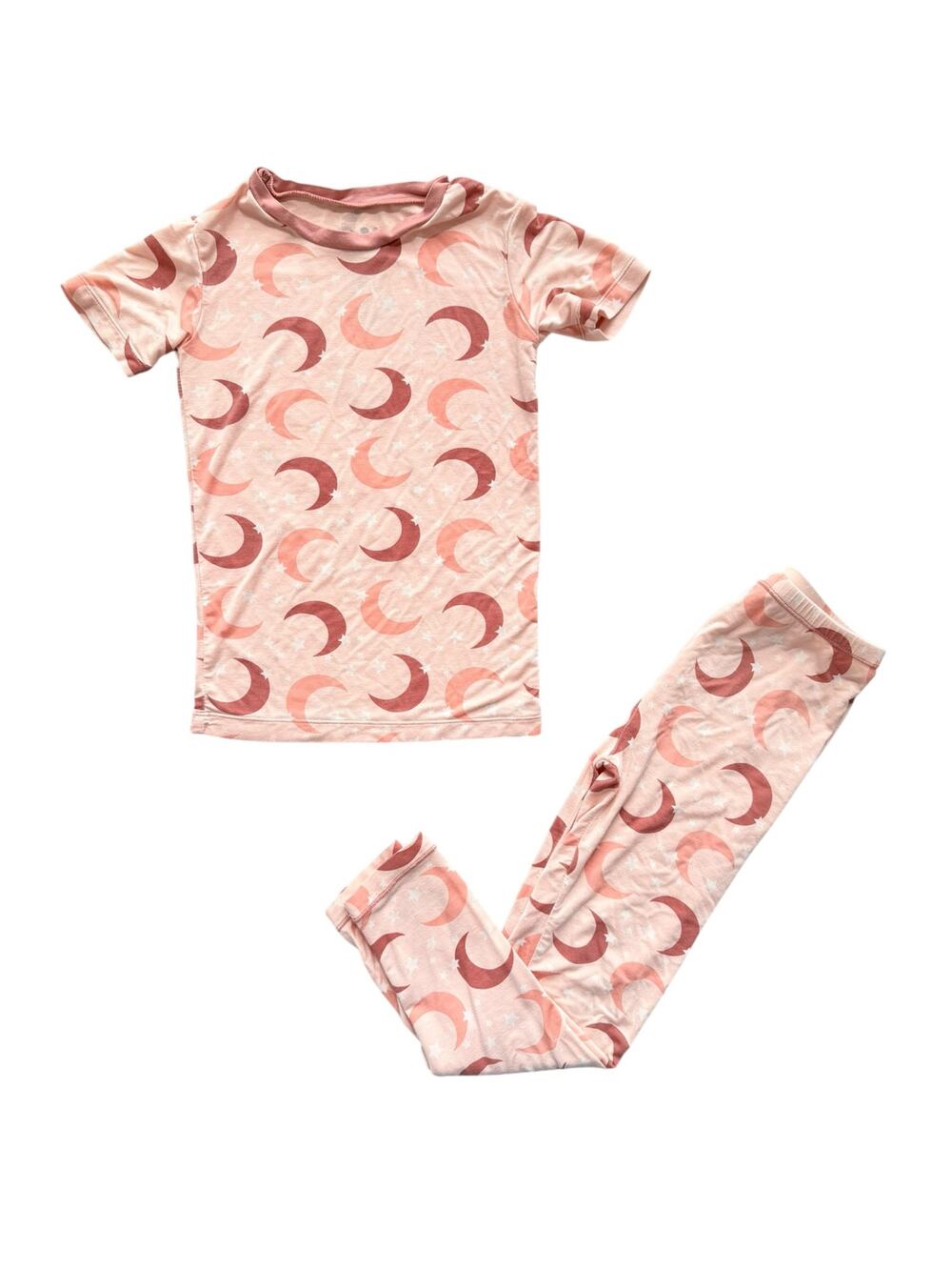 Kickee Pants Bamboo Moon And Stars 2-Piece Pajamas Size 8